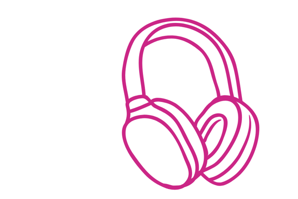 graphic of headphones